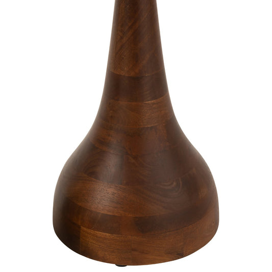 Set de 2 Tables d'Appoint Paro en Manguier Marron/Noir