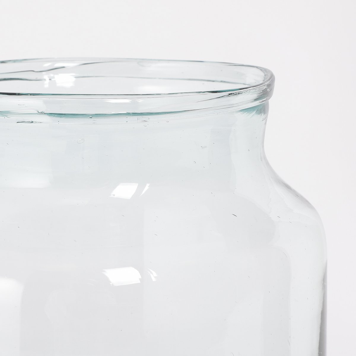 Vase Vienne - H30 x Ø18 cm - Verre recyclé - Transparent