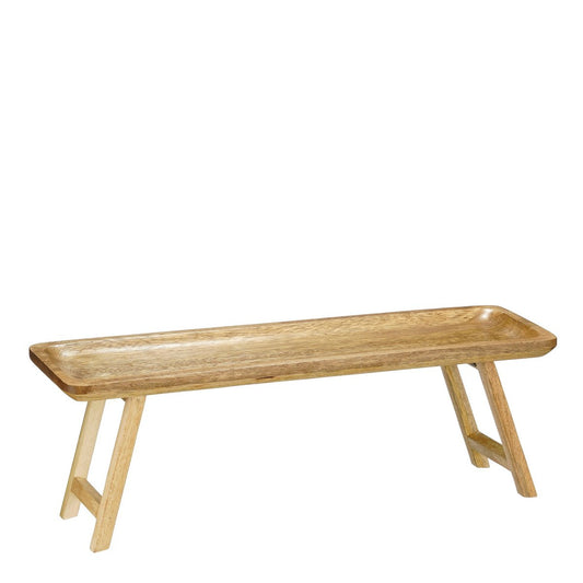 Duko Tray - L50 X B15 X H17 CM - Mangohout - Brown foncé