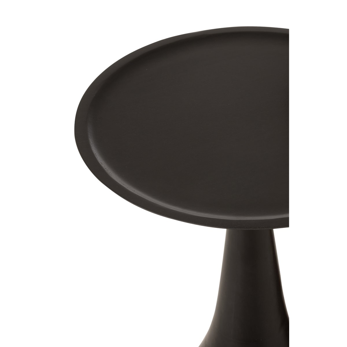 Set de 2 Tables d'Appoint Paro en Manguier Marron/Noir