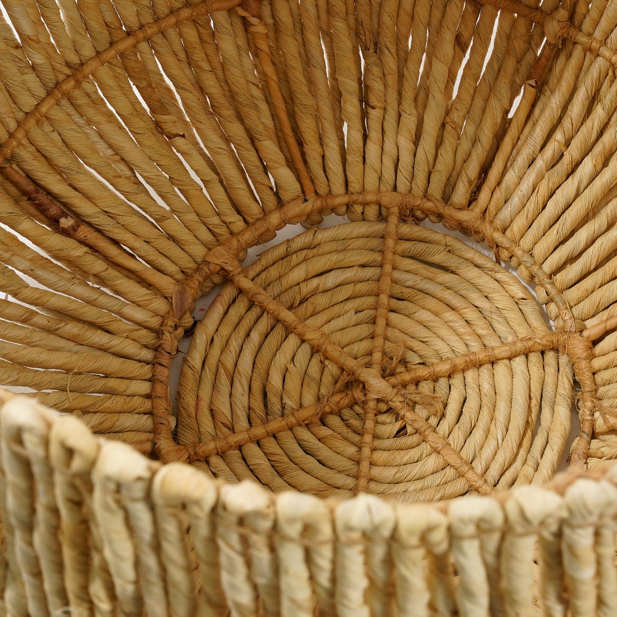 Panier de Rangement Ronda - Lot de 2 - H40 x Ø44 cm - Marron clair