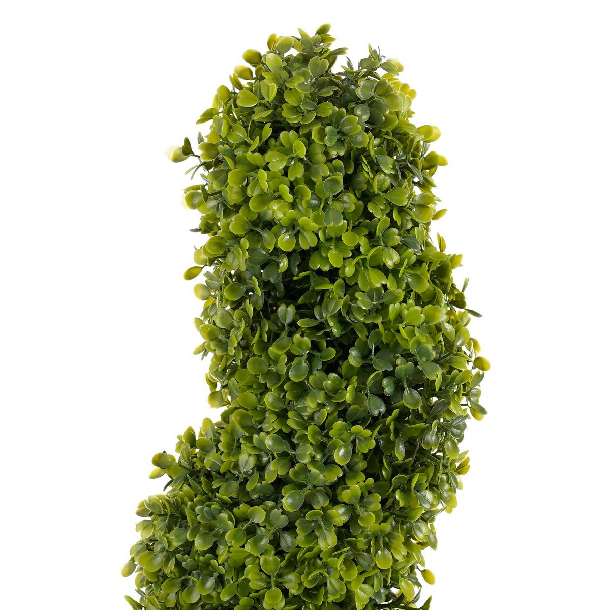 Buxe arbre artificiel en spirale - H120 x Ø25 cm - vert