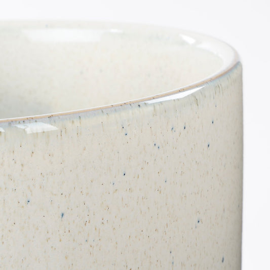 Pot de fleur Lago - H18 x Ø21 cm - Blanc