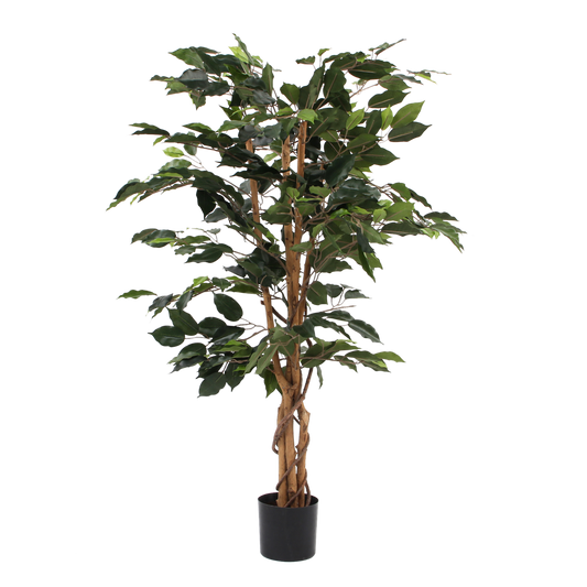 Plante Ficus Artificielle - H110 x Ø65 cm - Vert