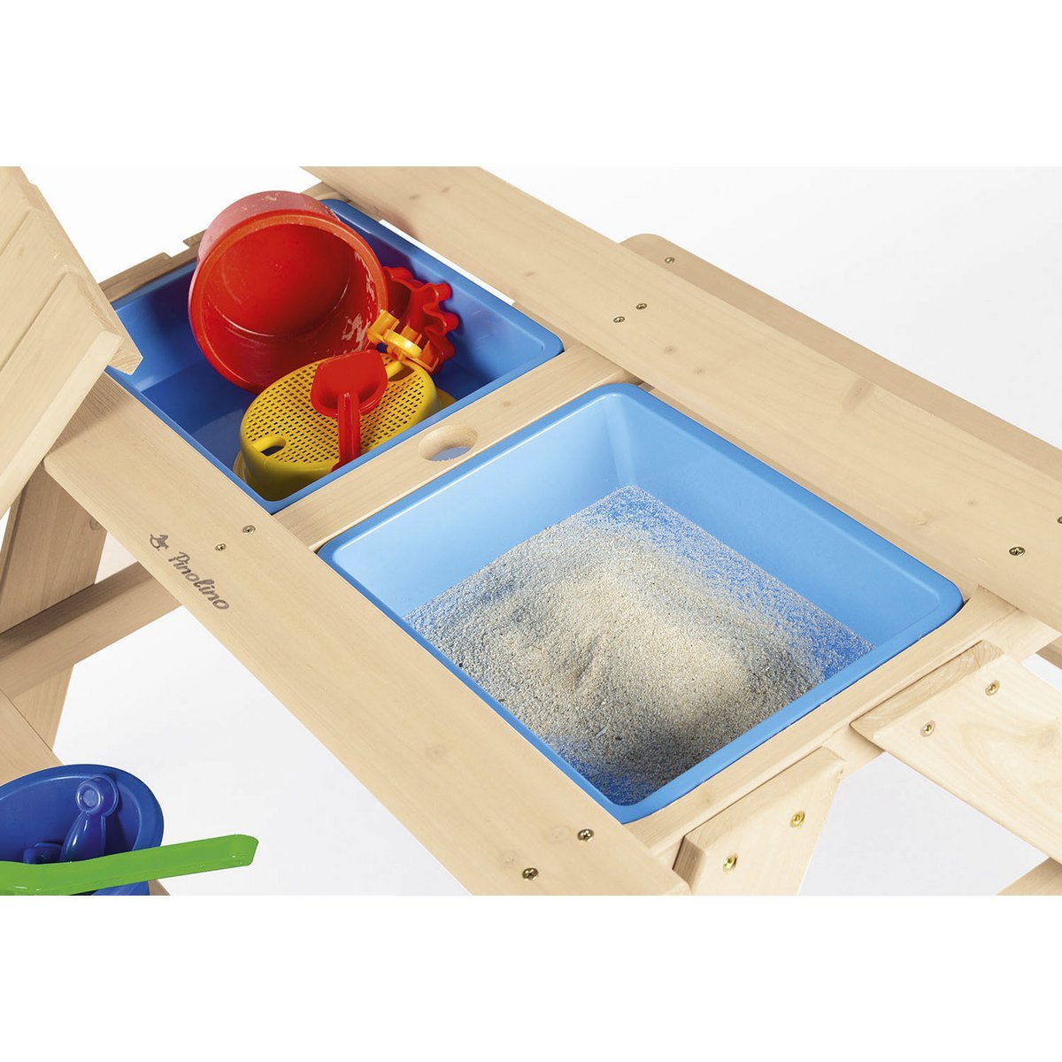 Banc de pique-nique pour enfants 'Matsch-Nicki für 4', naturel