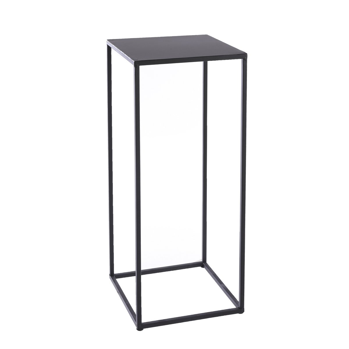 Table d'appoint Quinty - Lot de 3 - L30 x l30 x H70 cm - Métal - Noir