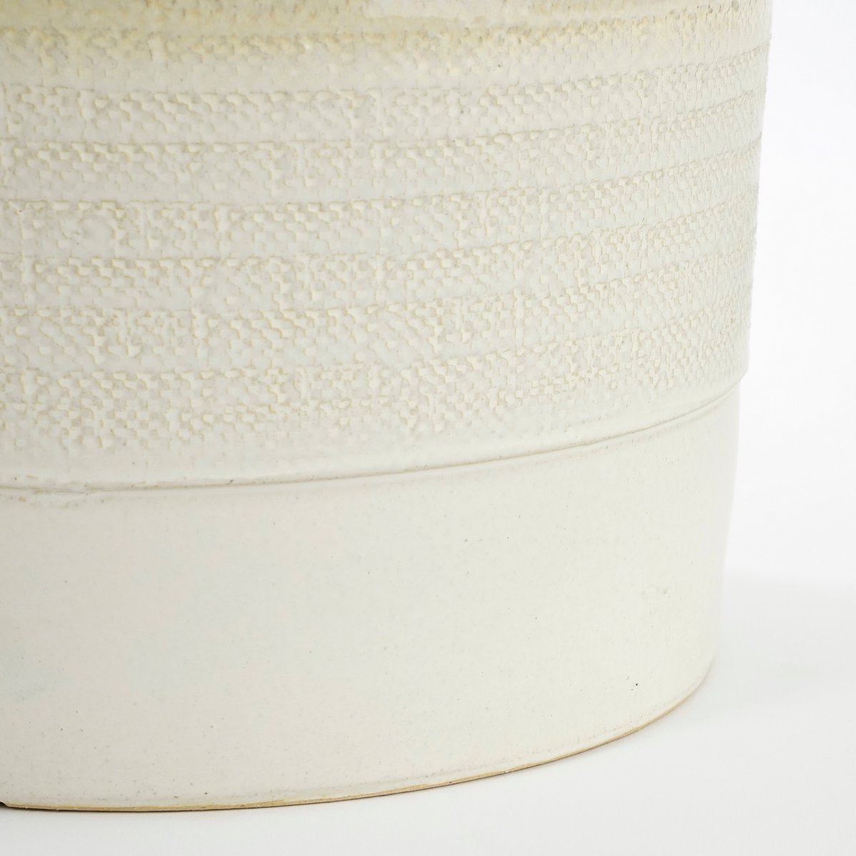 Pot de Fleurs Olof - H24 x Ø26 cm - Terre Cuite - Crème