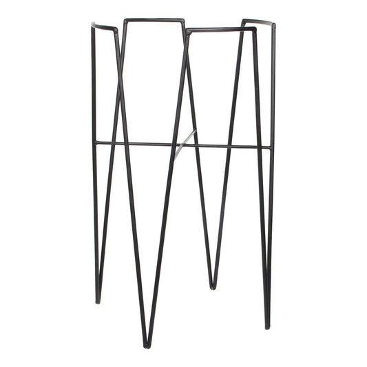 Support pour Plantes Blom - L30 x l30 x H50 cm - Métal - Noir