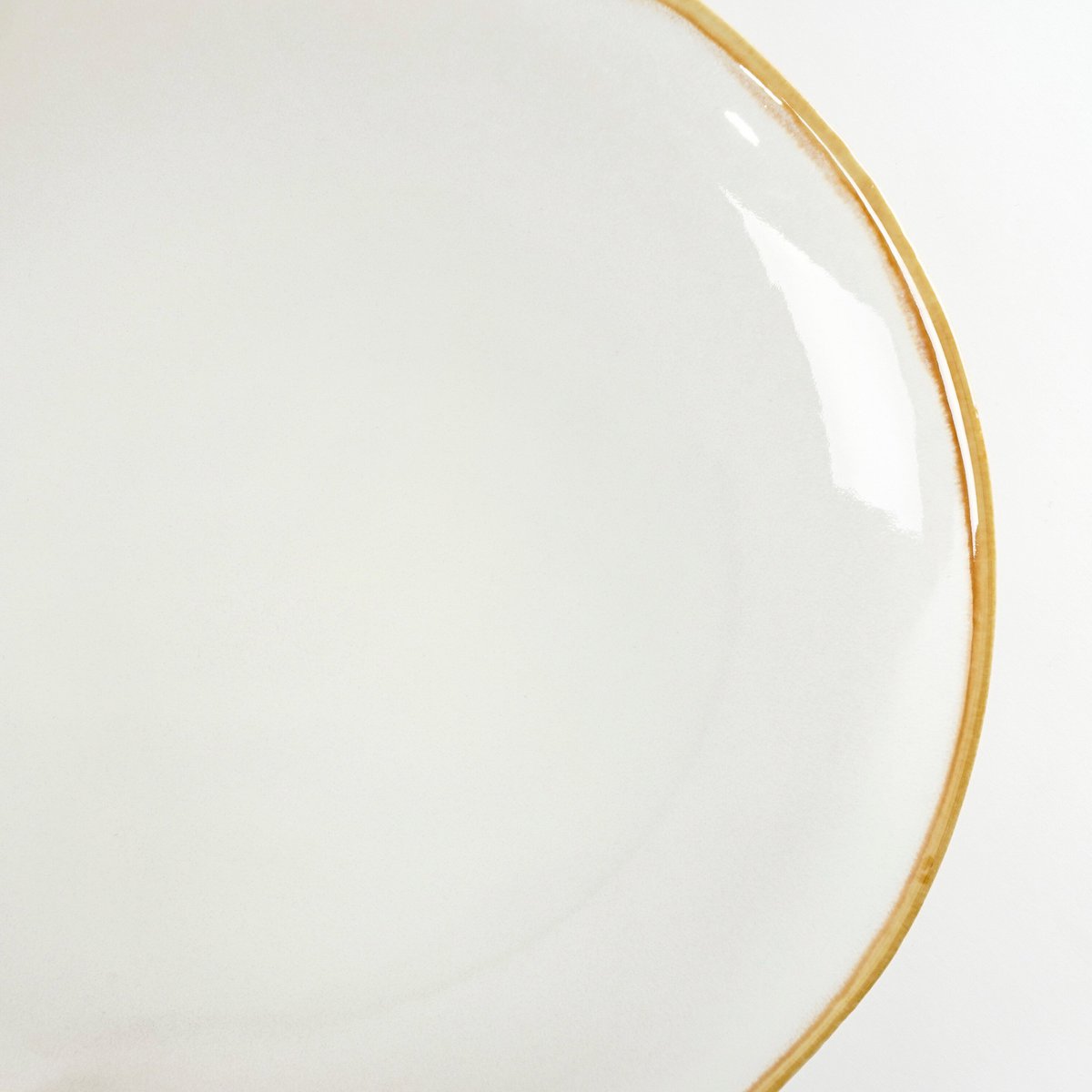 Assiette plate Blanc 1Céramique