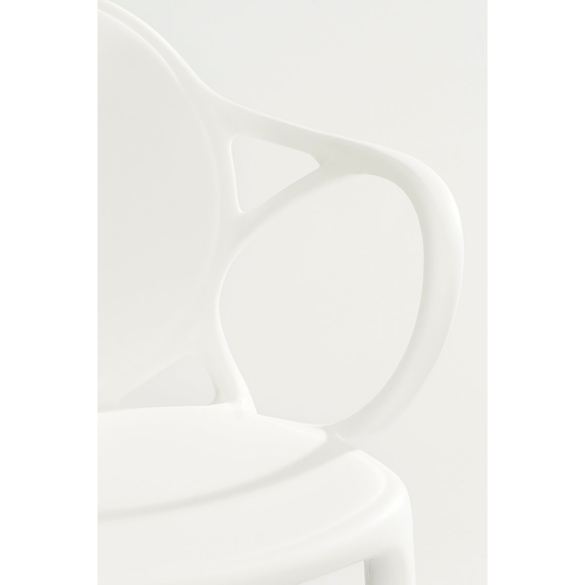 Chaise de jardin Nebraska  - Polypropylène - Blanc