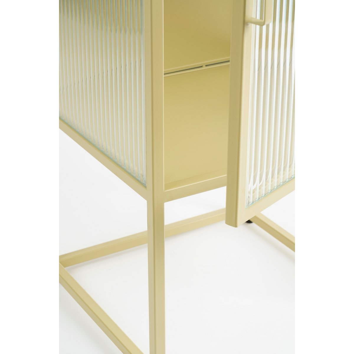 Buffet de rangement Clifton double - Métal - beige