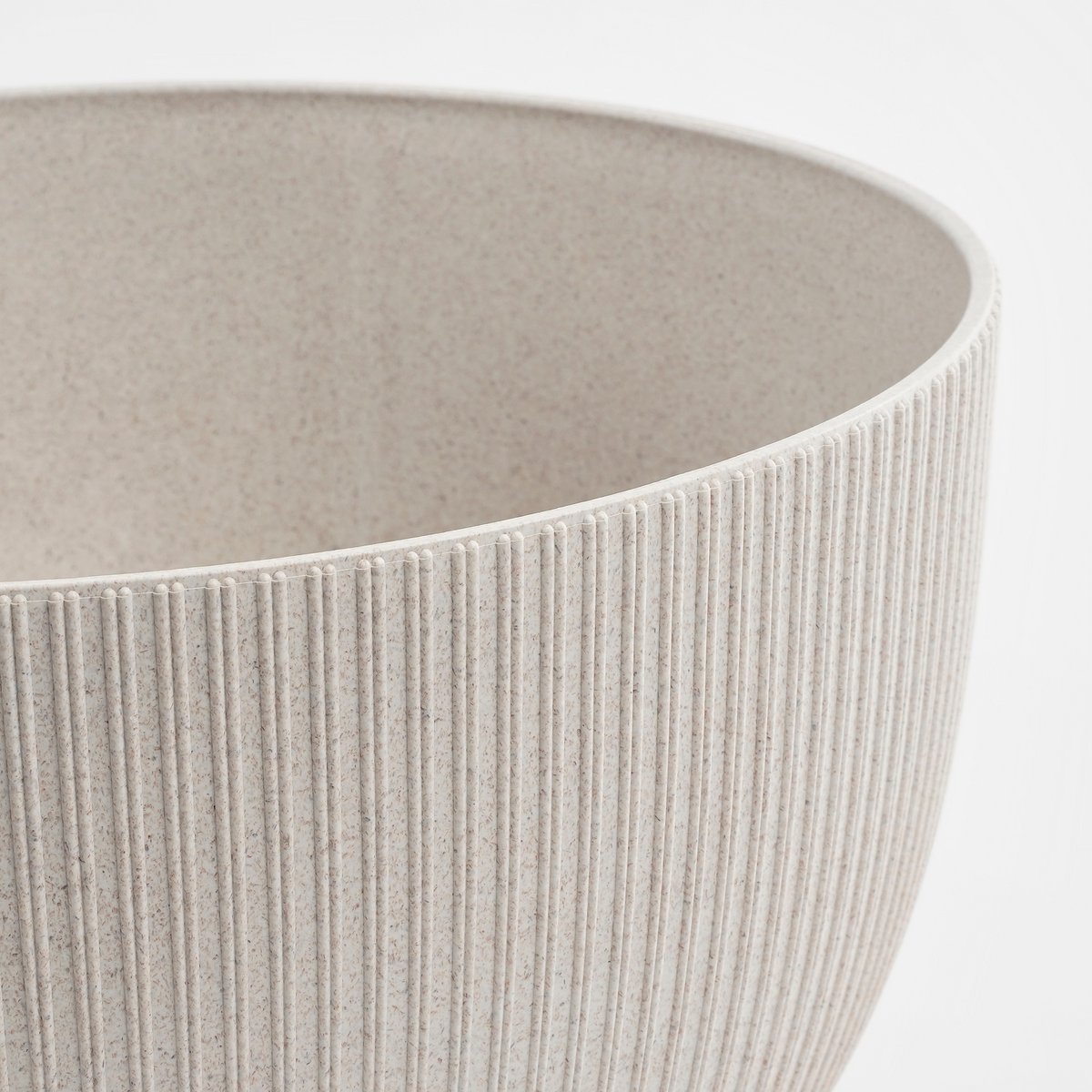 Pot de Fleurs sur Pieds Doppio - H21 x Ø40 cm - Polypropylène - FSC Mix - Blanc Cassé