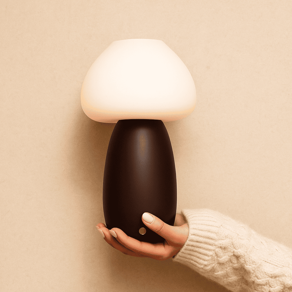 Ours Brown Brown Élégant lampe rechargeable - Design sans fil, dimmable, respectueux de l'environnement