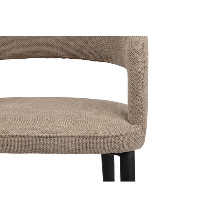 Chaise Tusk marron (ignifuge) (Ensemble de 2)