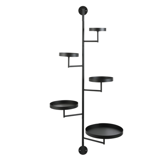 Perry Wall Shelf - Metal - Black