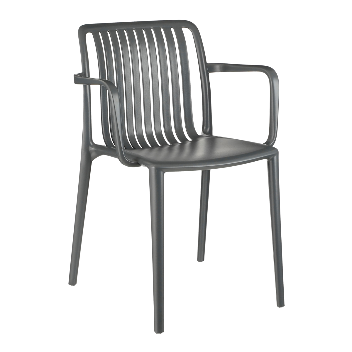 Chaise de jardin Paloma - Polypropylène - Gris