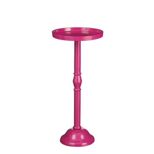 Table d'appoint Duco - H58 X Ø25 cm - Aluminium recyclé - rose