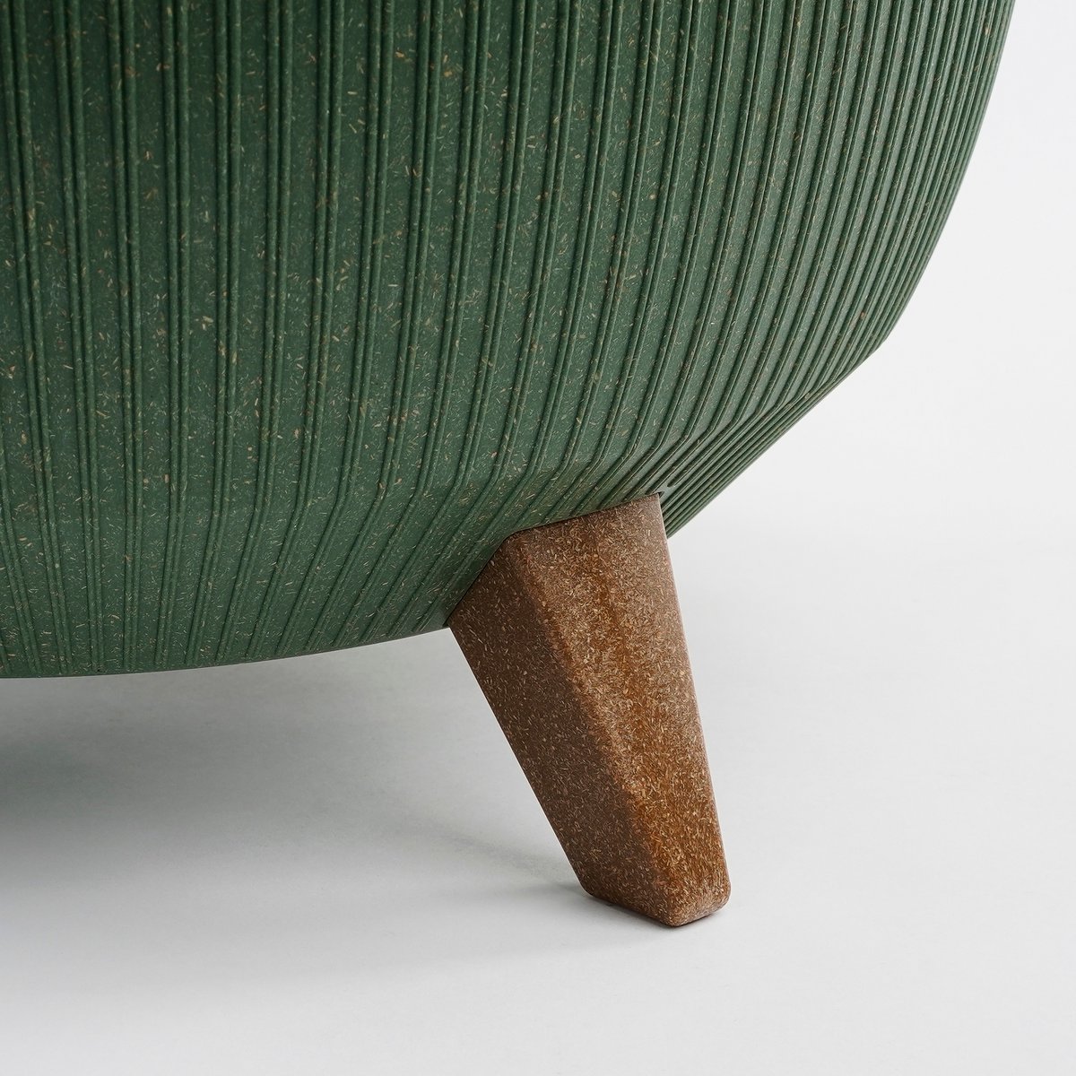 Pot de Fleurs sur Pieds Doppio - H21 x Ø40 cm - Polypropylène - FSC Mix - Vert