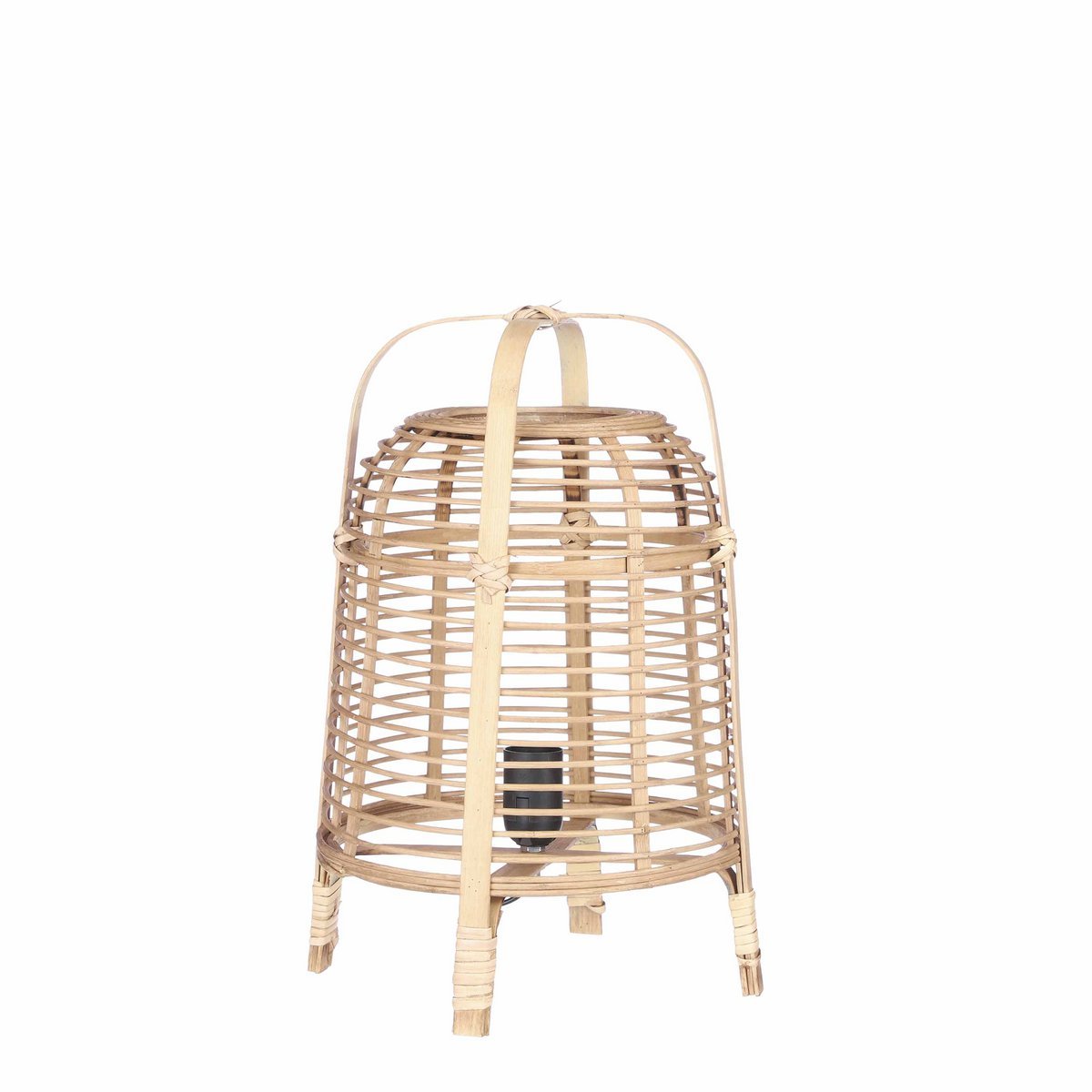 Lampe de table Page / H41 x Ø27 cm - Bambou - Marron clair