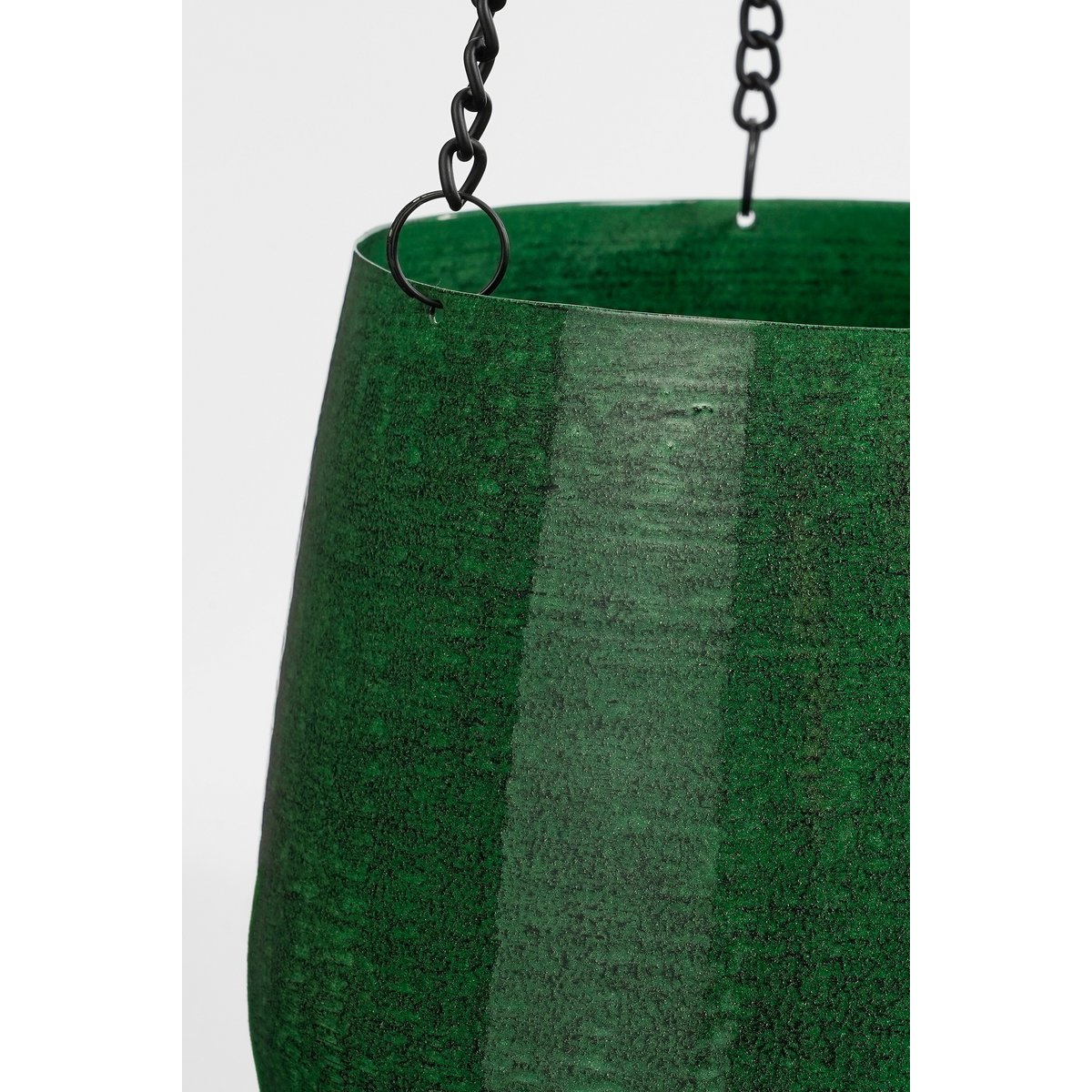 Benson Hangpot - H20 X Ø23 cm - Métal - vert foncé
