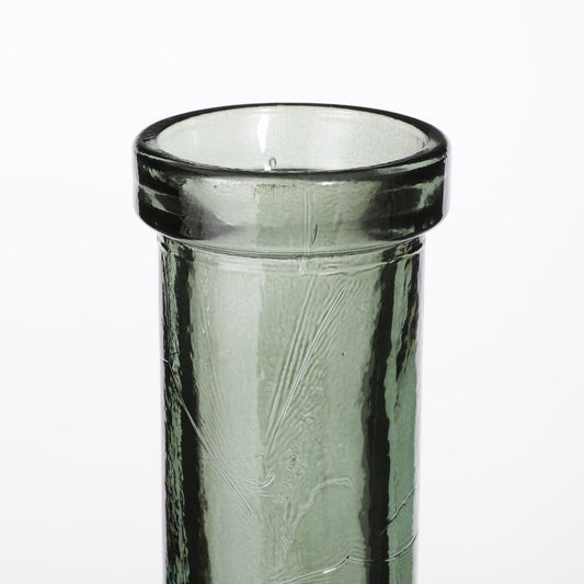 Vase Bouteille Rioja - H50 x Ø15 cm - Verre recyclé - Vert