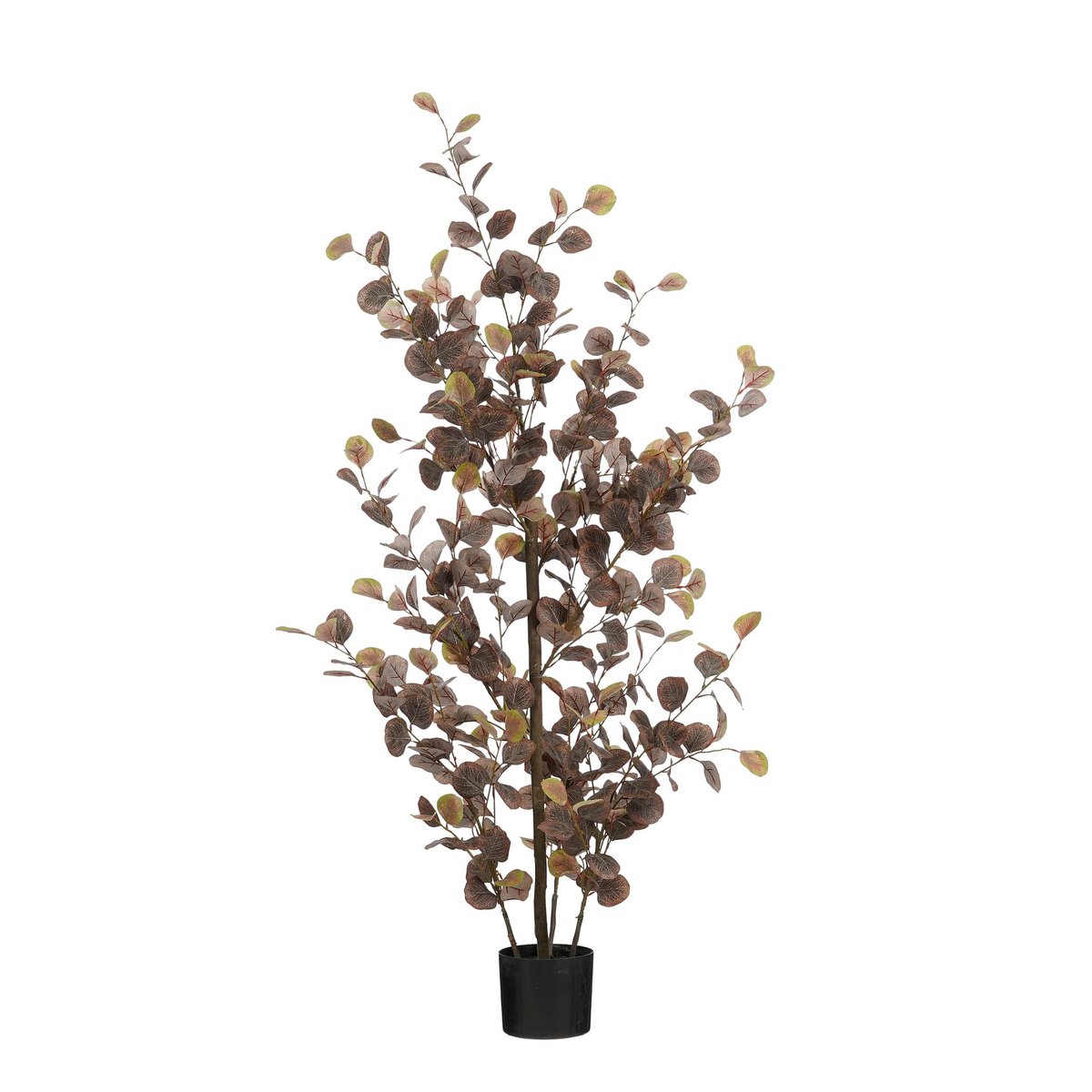 Eucalyptus Plant artificiel en pot de fleur - H150 x Ø30 cm - Bronze