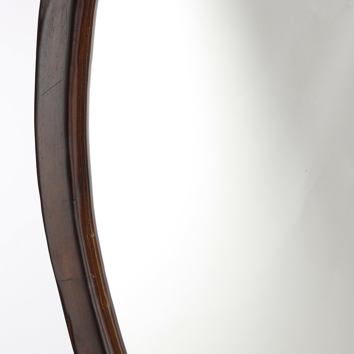 Miroir mural Bosco / L50 x L69 cm - Bois de manguier - Marron foncé