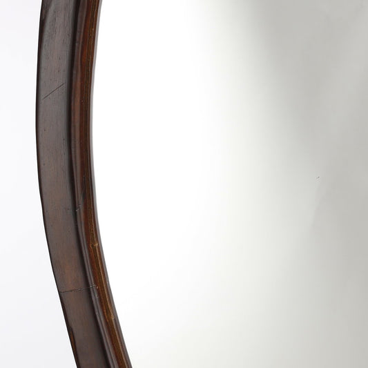 Miroir mural Bosco / L50 x L69 cm - Bois de manguier - Marron foncé