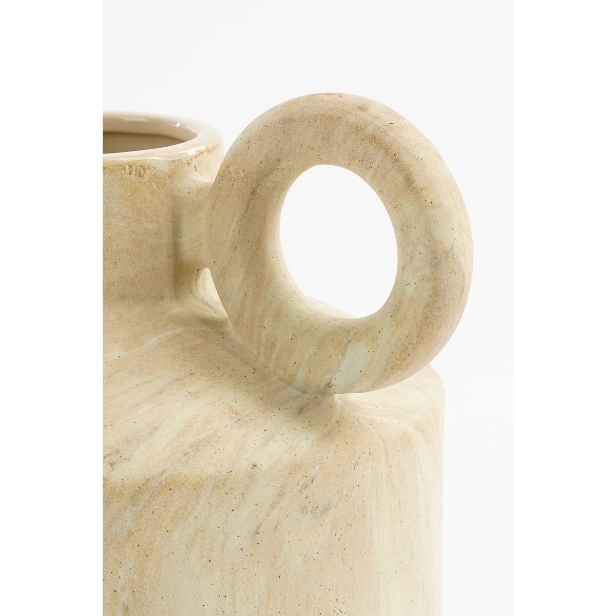 Trentino | Vase design en céramique beige