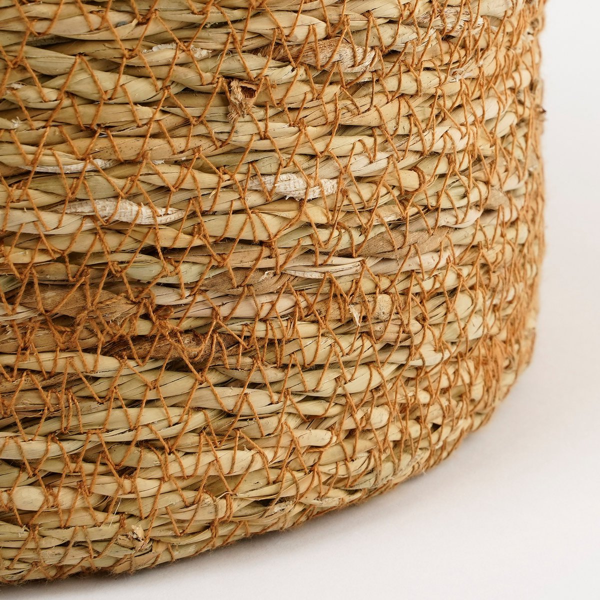 Panier à Plantes Atlantic - Lot de 2 - H20 x Ø20 cm - Jonc de Mer - Marron clair