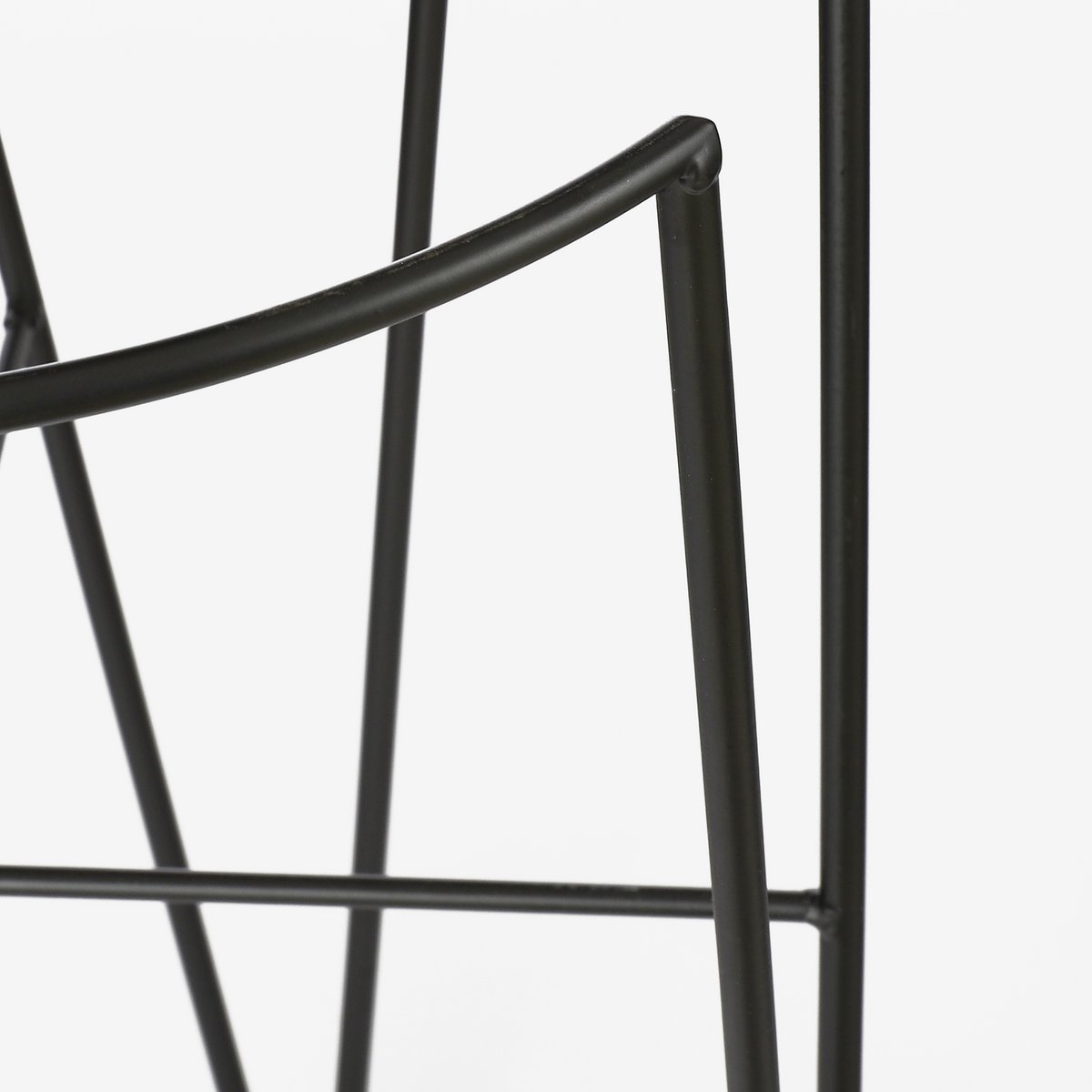 Support pour Plantes Blom - L30 x l30 x H50 cm - Métal - Noir