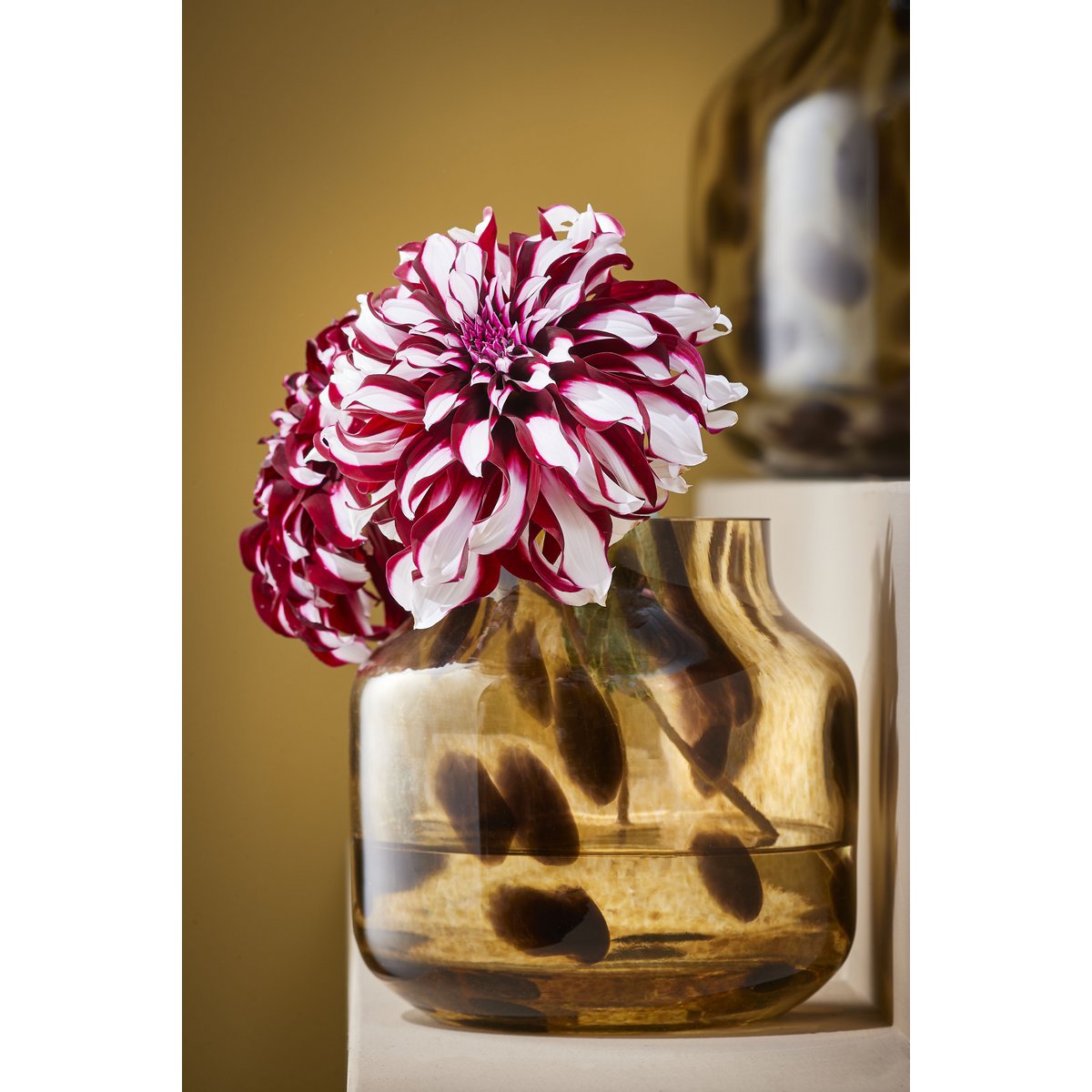 Vase Pantera / H19 x Ø19 cm - Marron