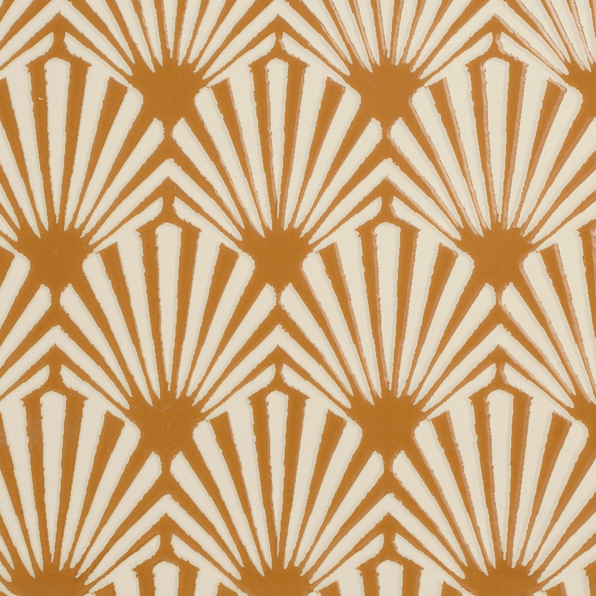 Chaise Bistro Odile - Métal - Marron, Blanc