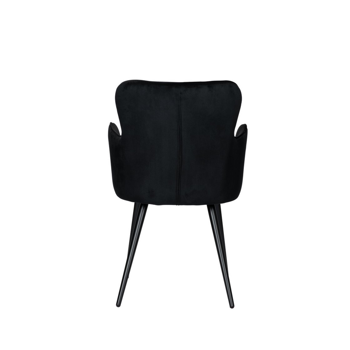 Fauteuil à oreilles noir (Lot de 2)
