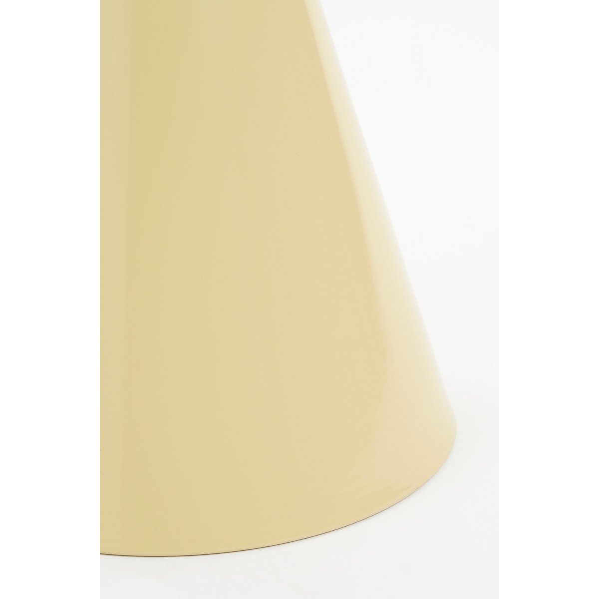 Table d'appoint Jim - H45 x Ø31 cm - Fer - beige