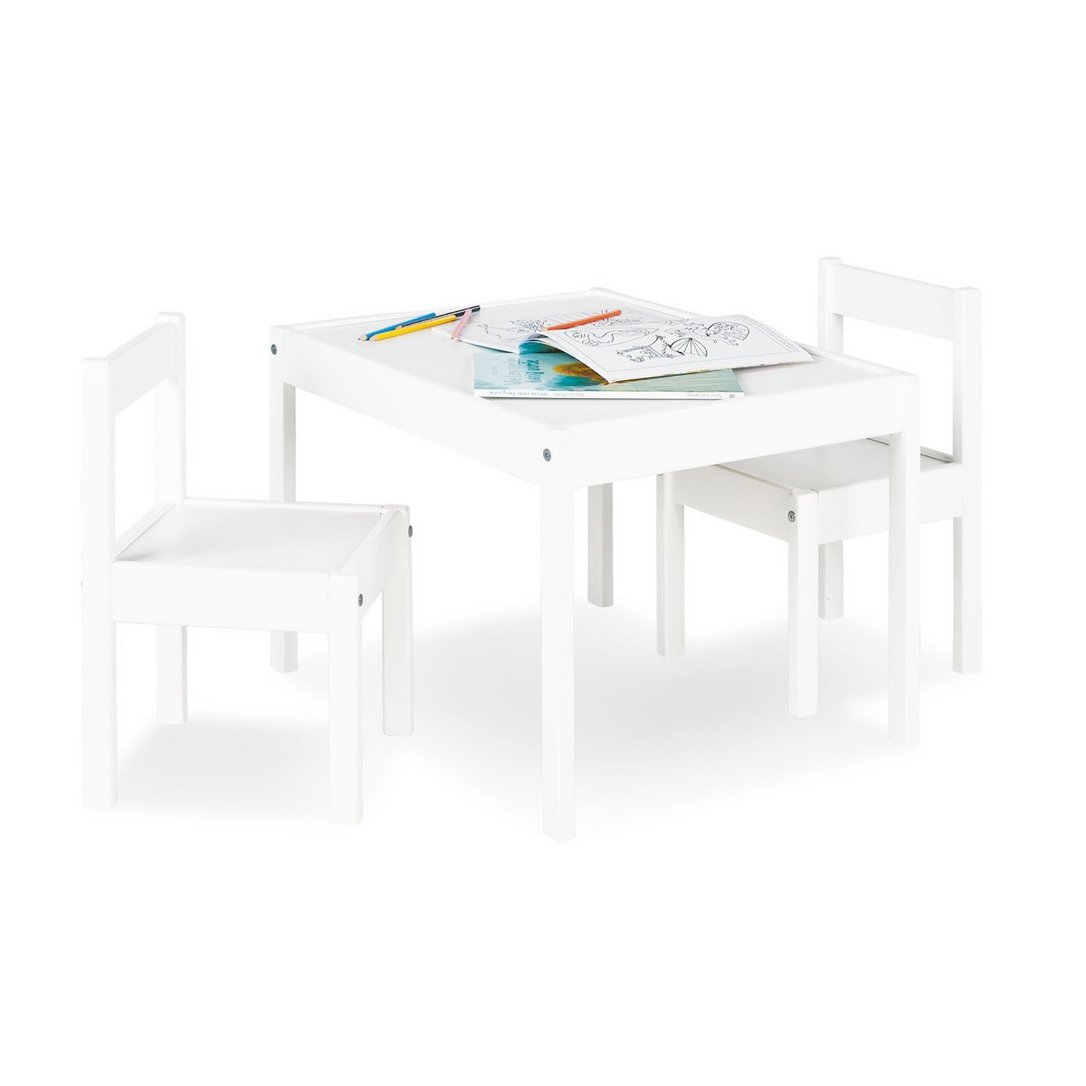 Ensemble table et chaises pour enfants 'Sina', 3 parties