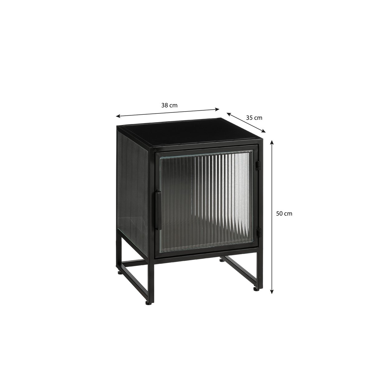 Buffet de Rangement Clifton - Métal - noir