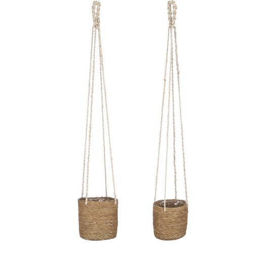 Panier à Plantes Atlantic - Lot de 2 - H16 x Ø16 cm - Marron clair