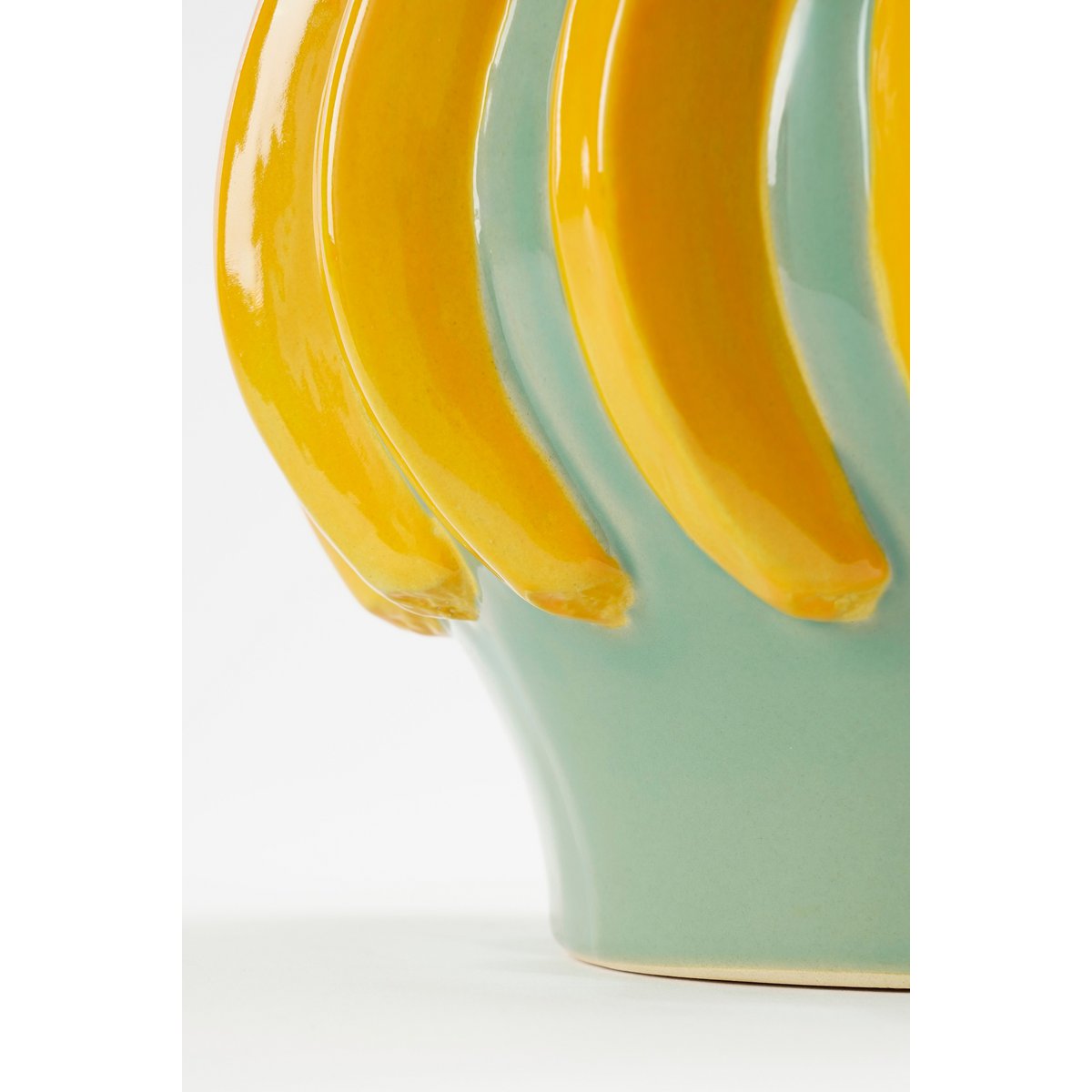 Mosa Flowerpot à l'intérieur - H18 x Ø24 cm - Céramique - vert clair