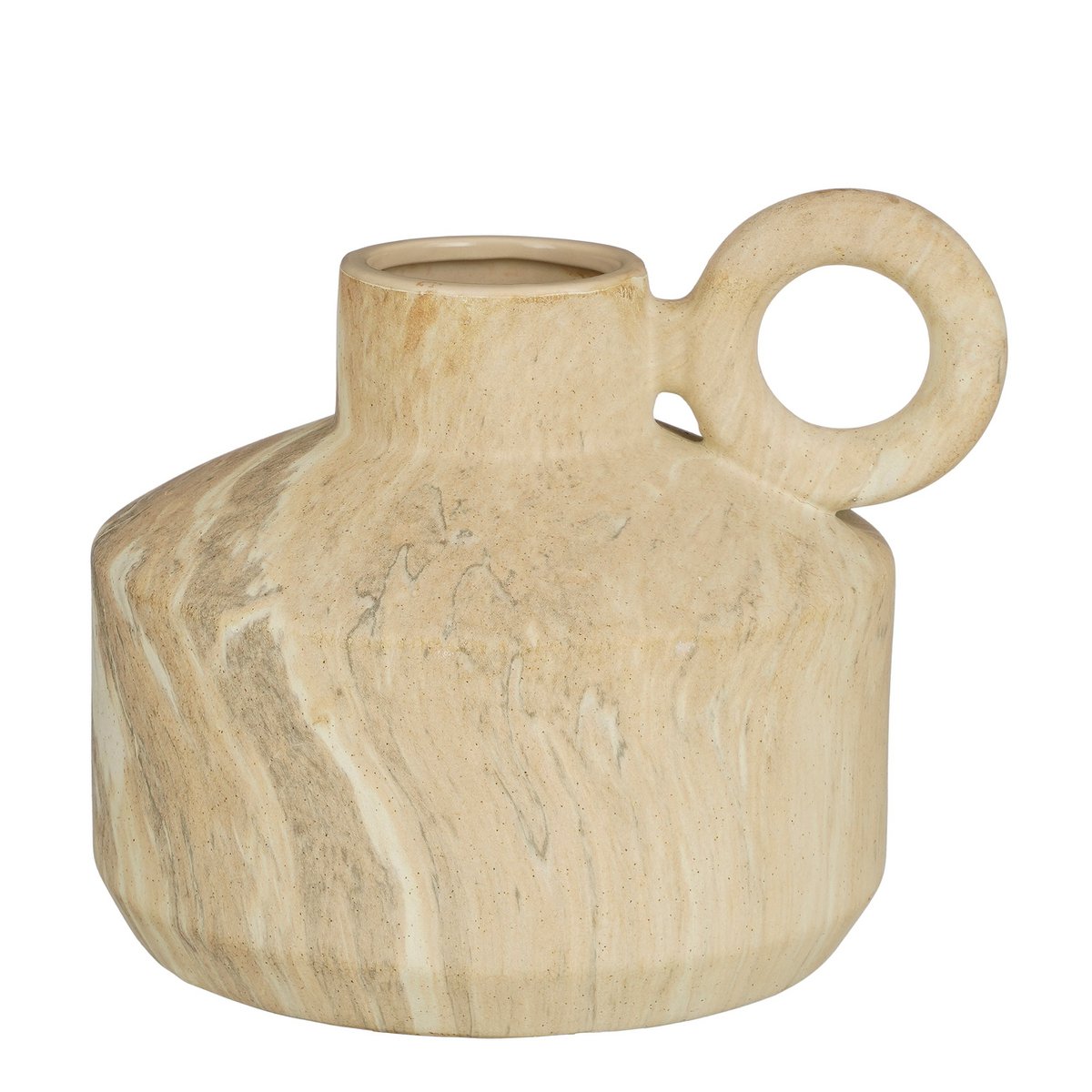 Trentino | Vase design en céramique beige