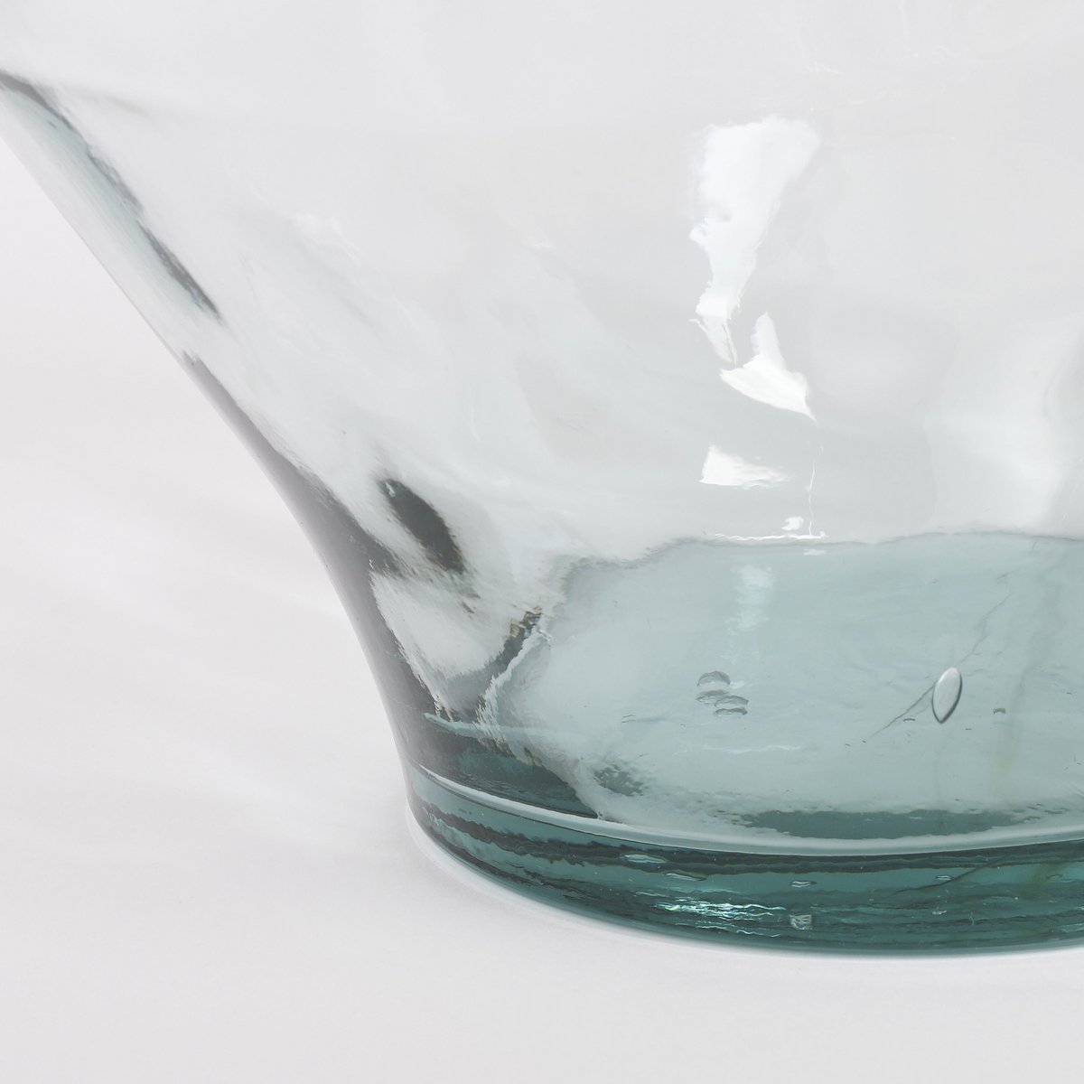 Vase Bouteille Kyara - H46 x Ø38 cm - Verre recyclé - Transparent