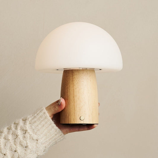 MIA Brown Light Elemy Table Lampe de table avec gradation - bois, fonctionnel et subtil