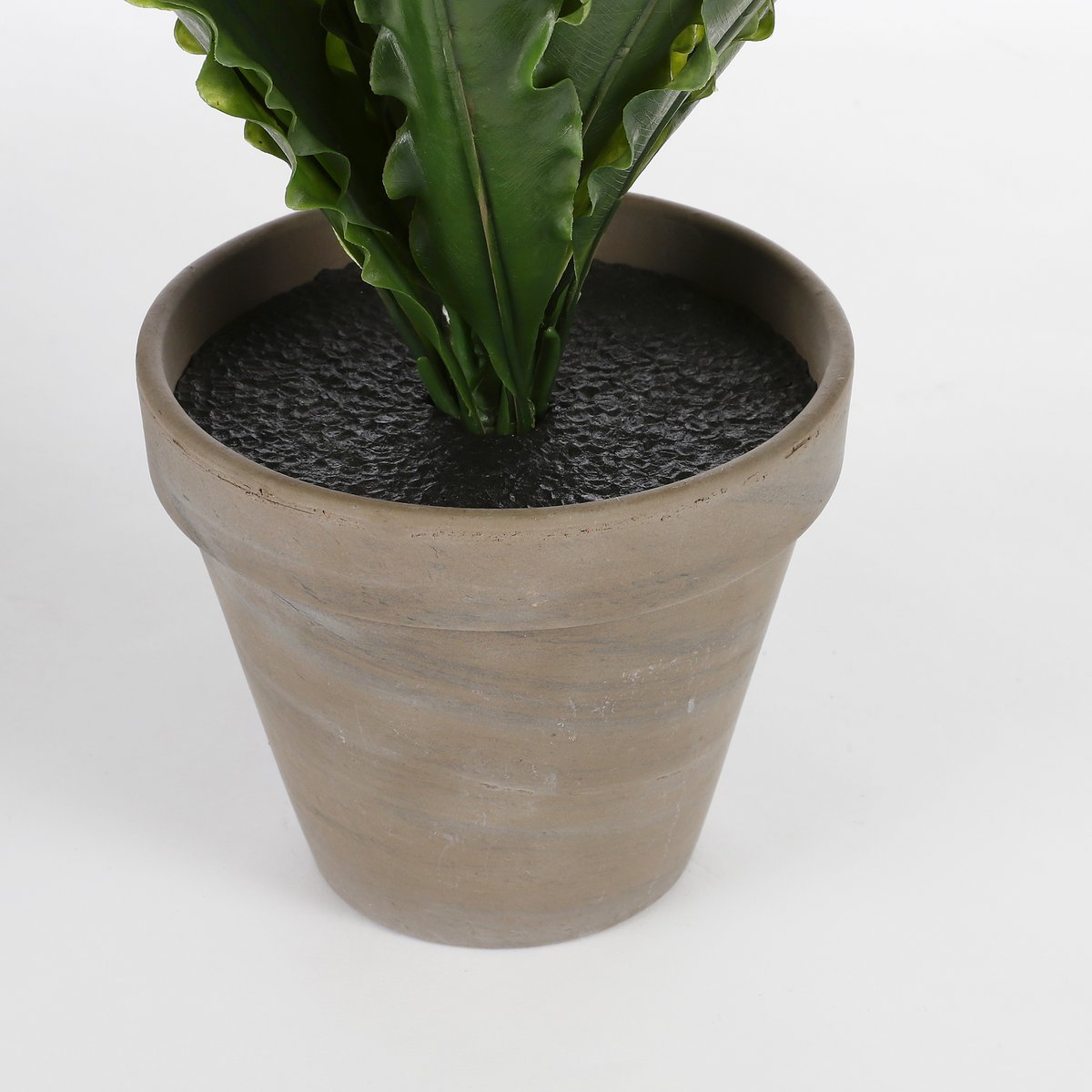 Plante Artificielle Asplenium en Pot de Fleur Stan - H54 x Ø66 cm - Vert