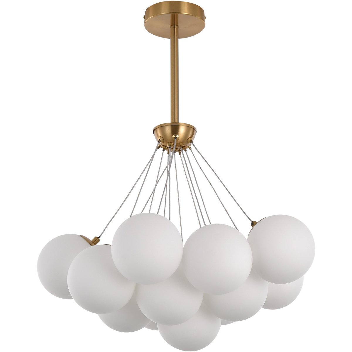 Suspension Emily White Gold - 55cm