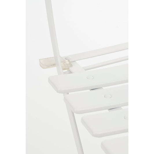 Ensemble Bistro Laurence - Métal - Blanc
