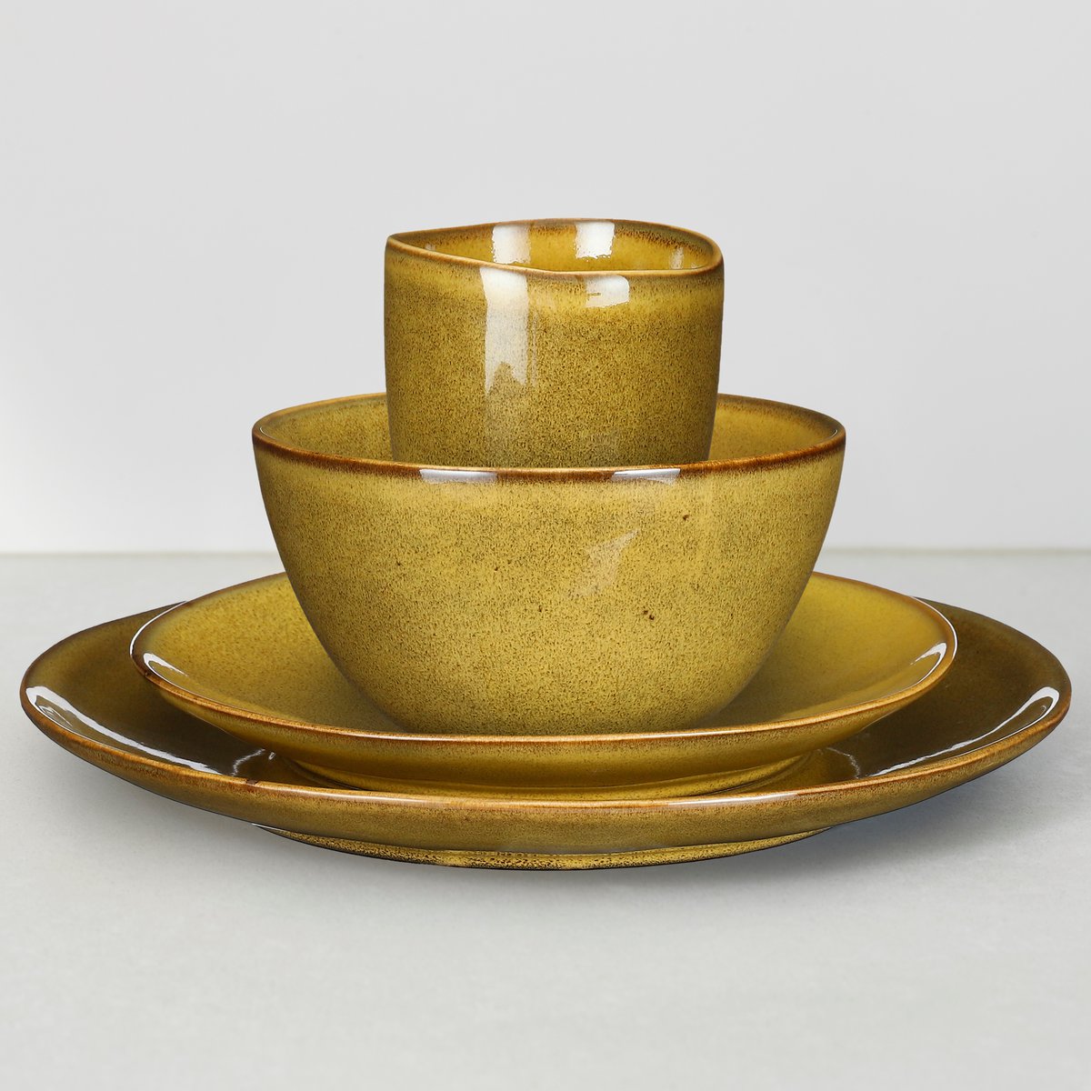 Set de service 4 personnes Tabo - Ocre