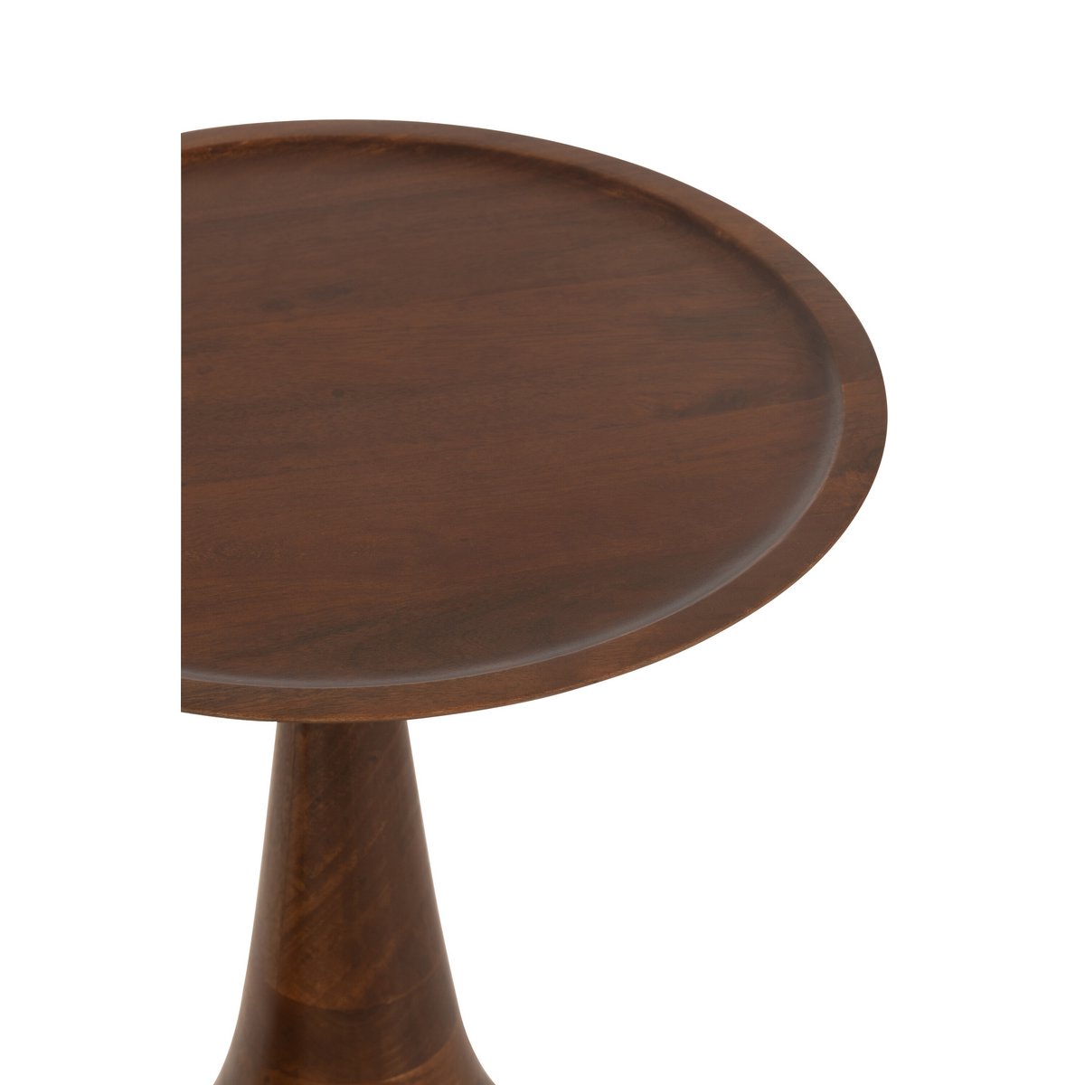 Set de 2 Tables d'Appoint Paro en Manguier Marron/Noir