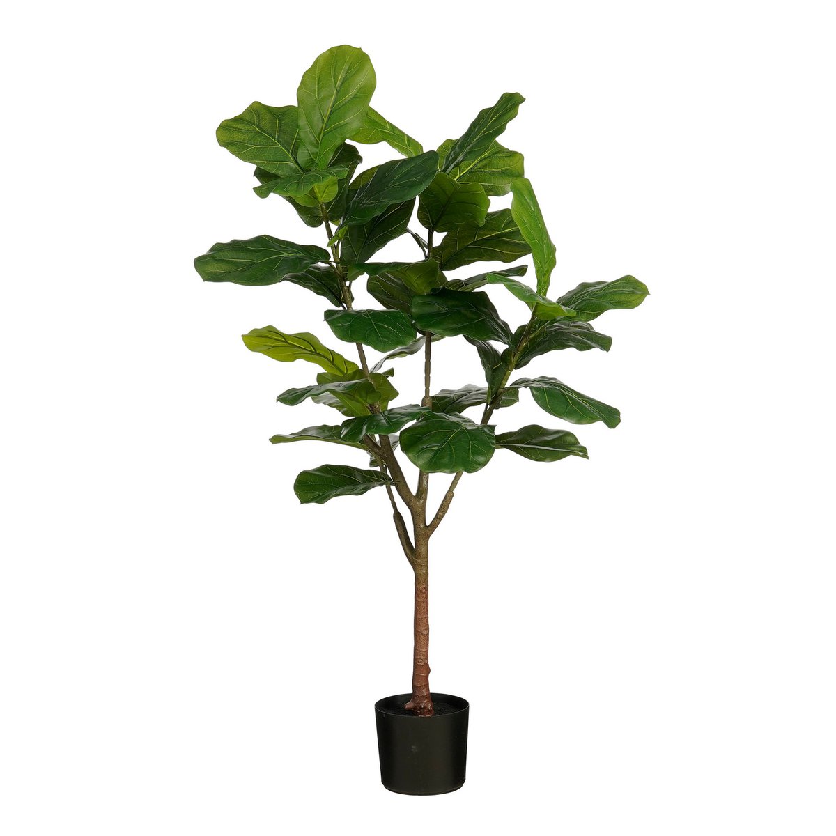 Ficus lyrata Plant artificiel en pot - vert