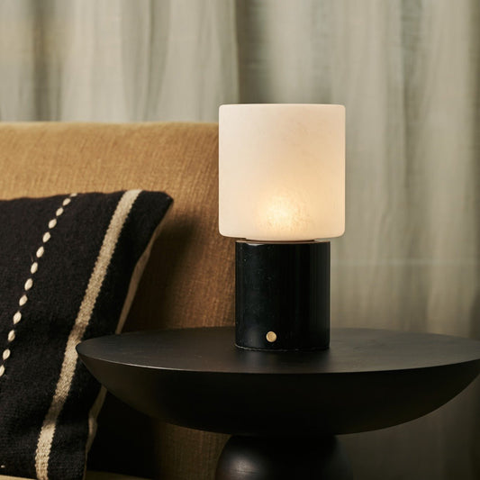 Cuyp Black / Nero Marquina – Lampe de table en Marbre