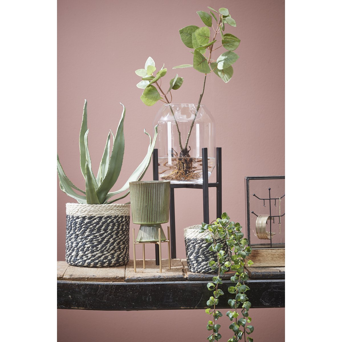 Vase Dali / H33 x Ø25 cm - Transparent